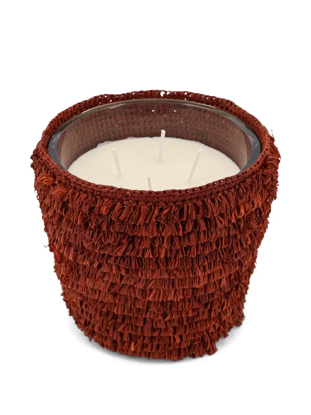 IBELIV raffia scented candle | Brown