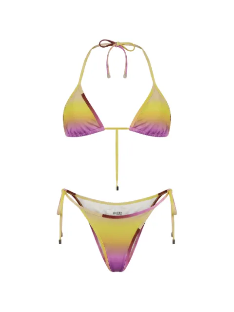 The Attico gradient-effect triangle bikini