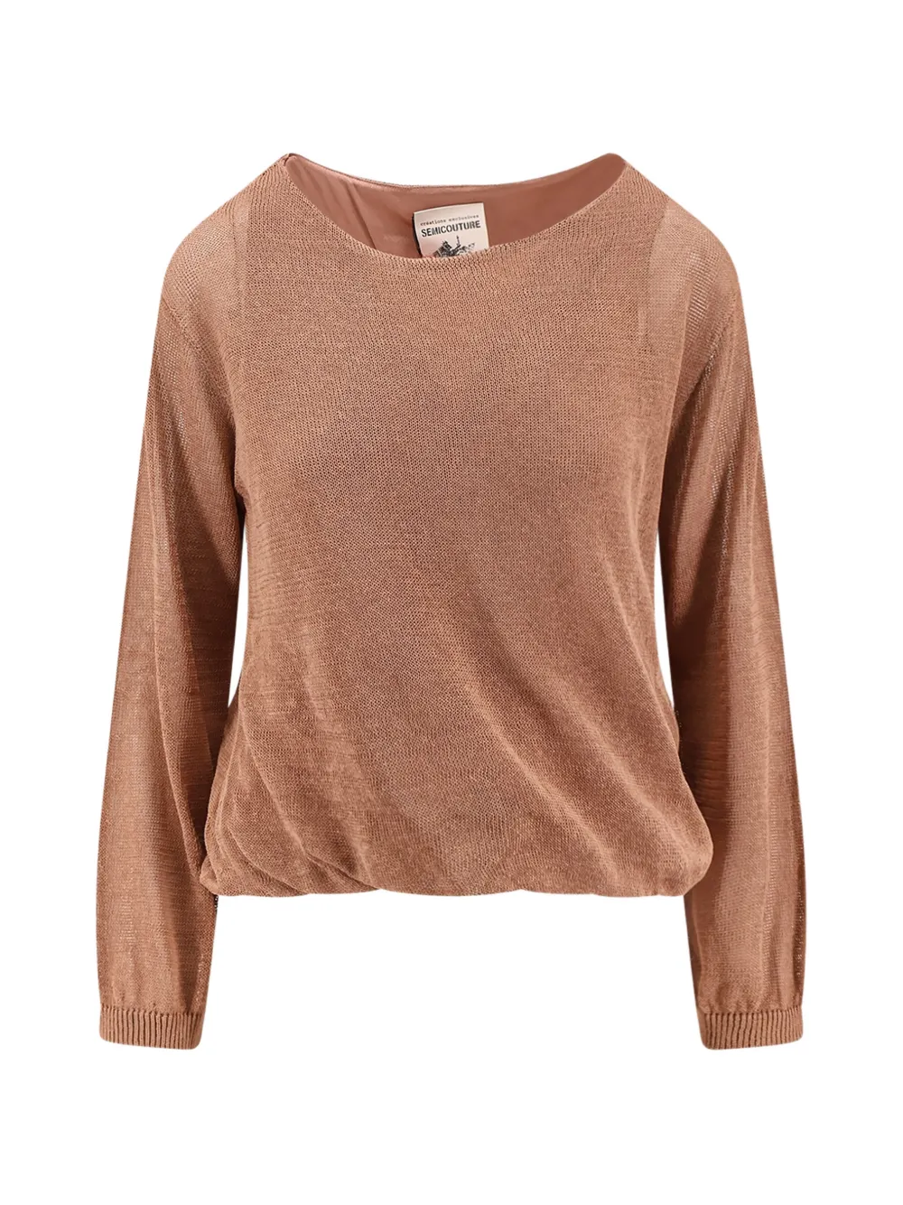 Semicouture long-sleeve sweater - Toni neutri