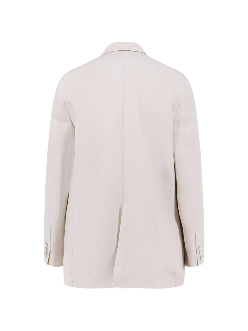  Alysi Double-breasted Peak-lapel Blazer - Neutrals 