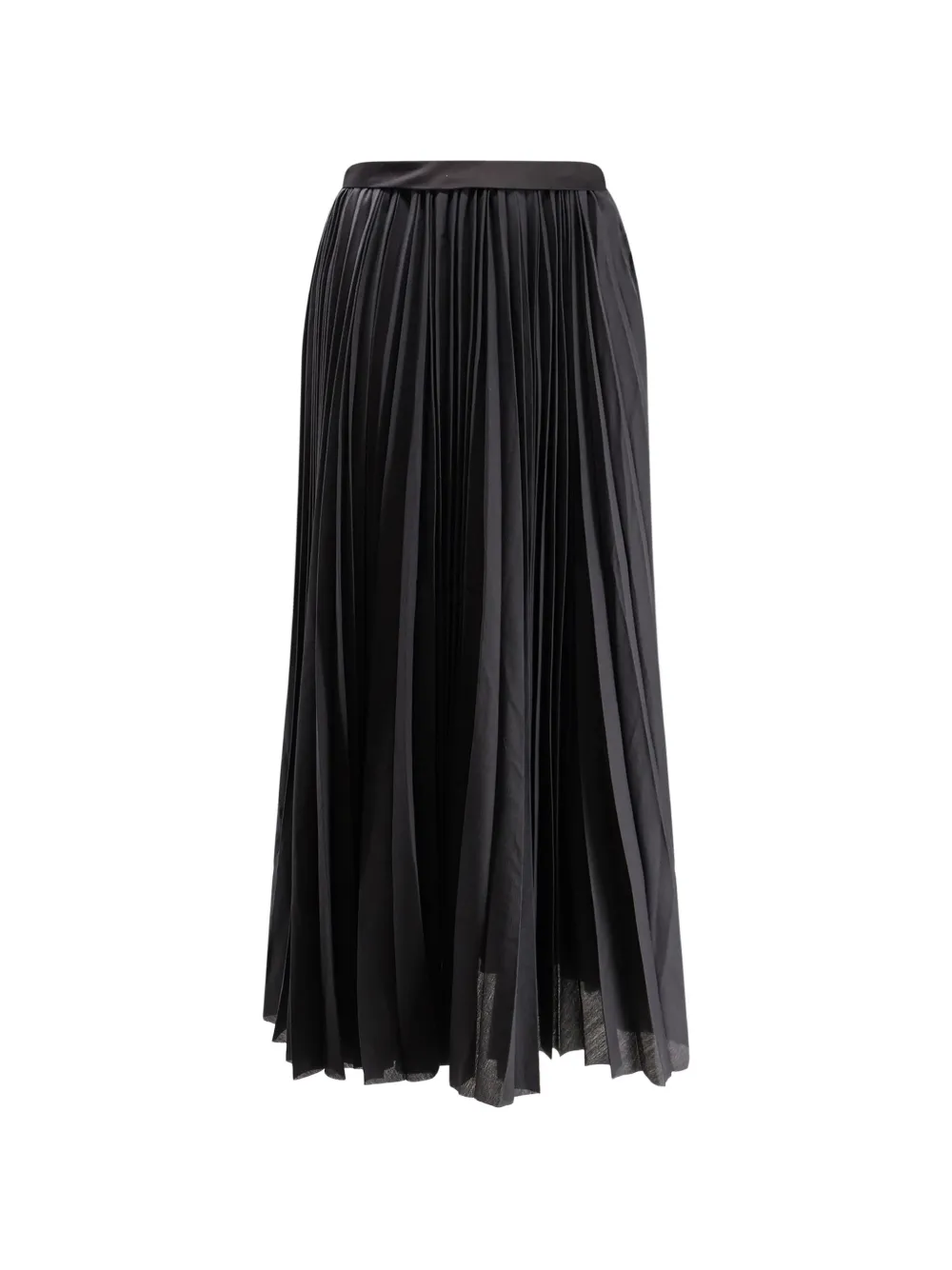 R2W Arissto pleated maxi skirt - Schwarz