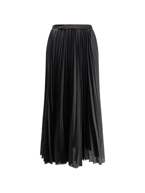 R2W Arissto pleated maxi skirt