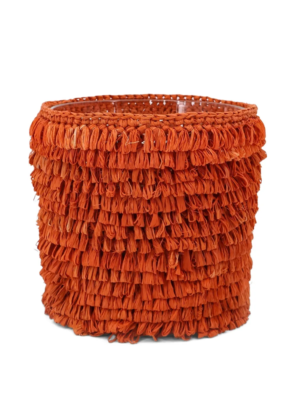 IBELIV medium raffia scented candle (290g) - Orange