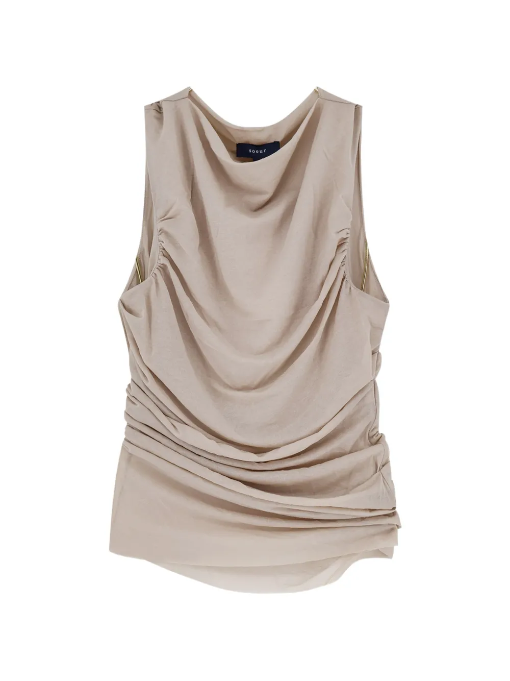 Soeur Irina draped top - Toni neutri