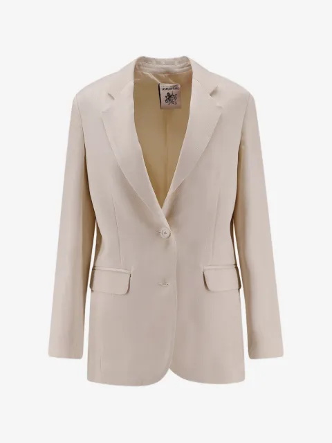 Semicouture two-button flap pocket blazer