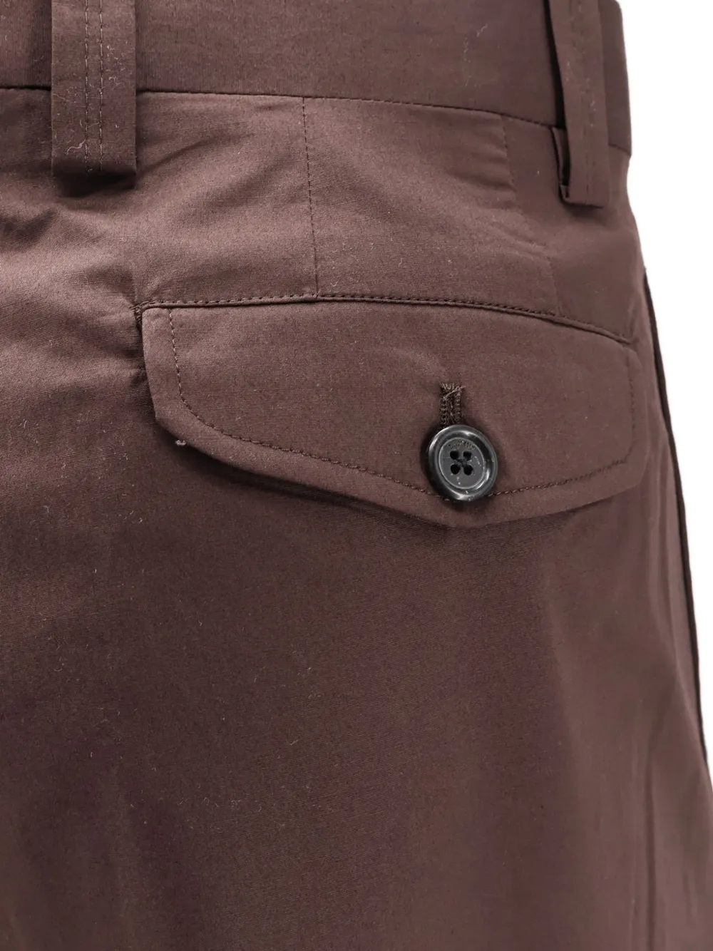 Laneus Broek met knopen Bruin