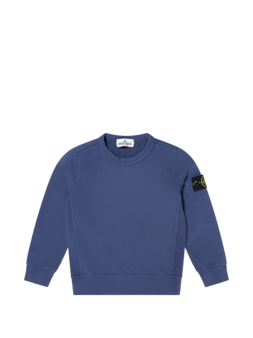 Stone Island Junior Shortsset met patch Blauw