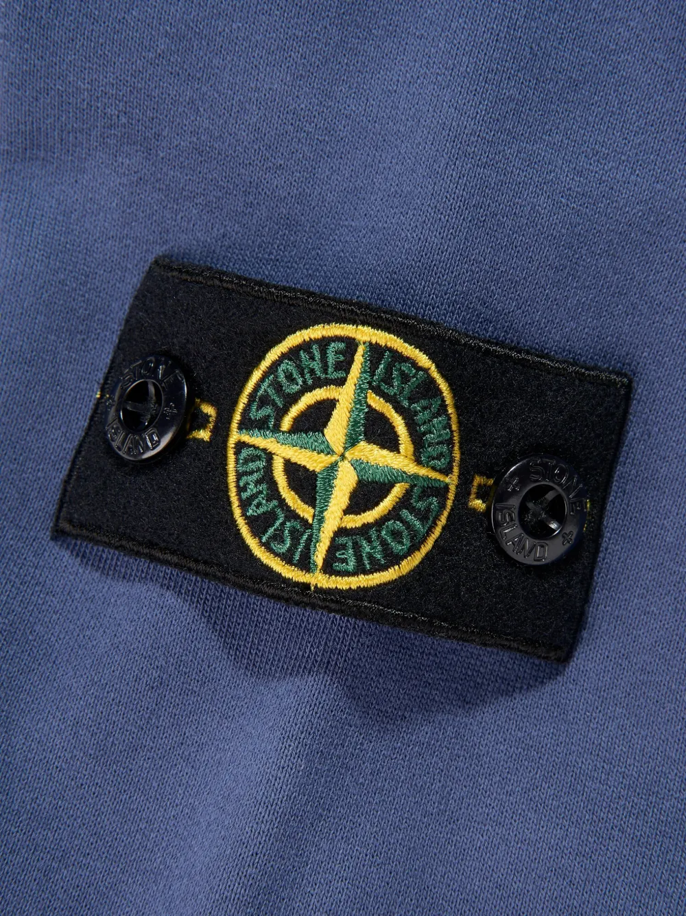 Stone Island Junior Shortsset met patch Blauw