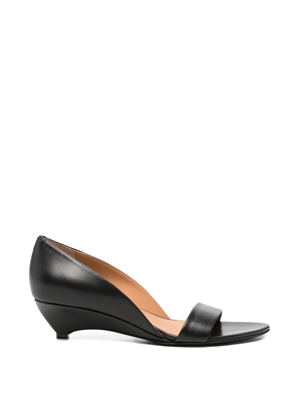Jil Sander leather sandals - Black