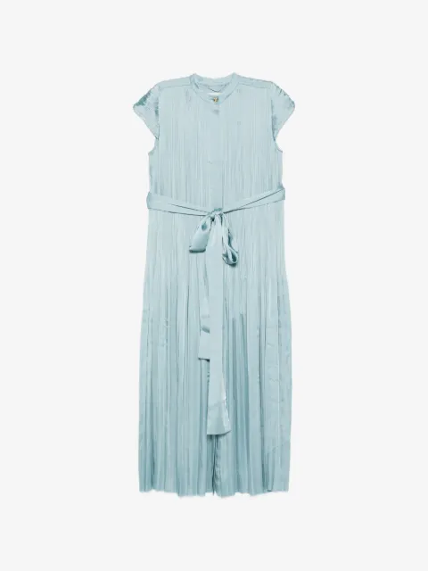JOSEPH Phare pleated belted dress