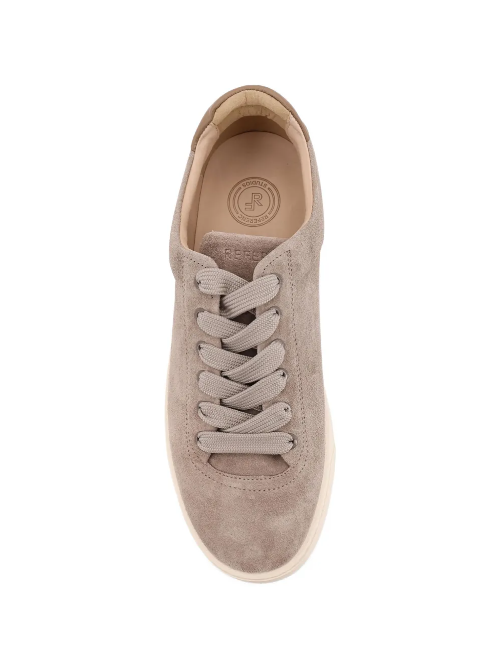 REFERENC The Cassetta sneakers met ronde neus Beige