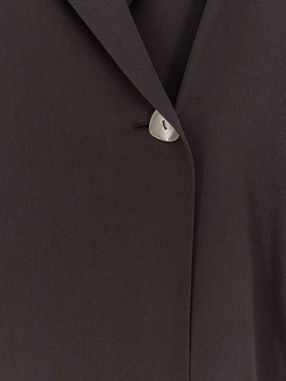  Alysi Single-button Lapel Blazer - Brown 