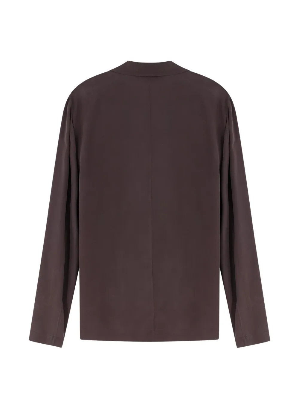 Alysi Single-button Lapel Blazer - Brown 