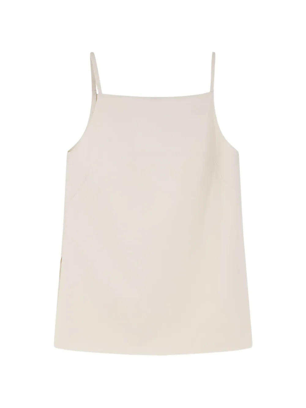 R2W square-neck sleeveless top - Weiß