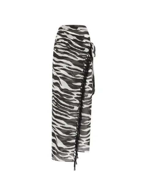 The Attico zebra-print pareo