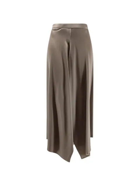 Alysi asymmetrical-hem maxi  skirt