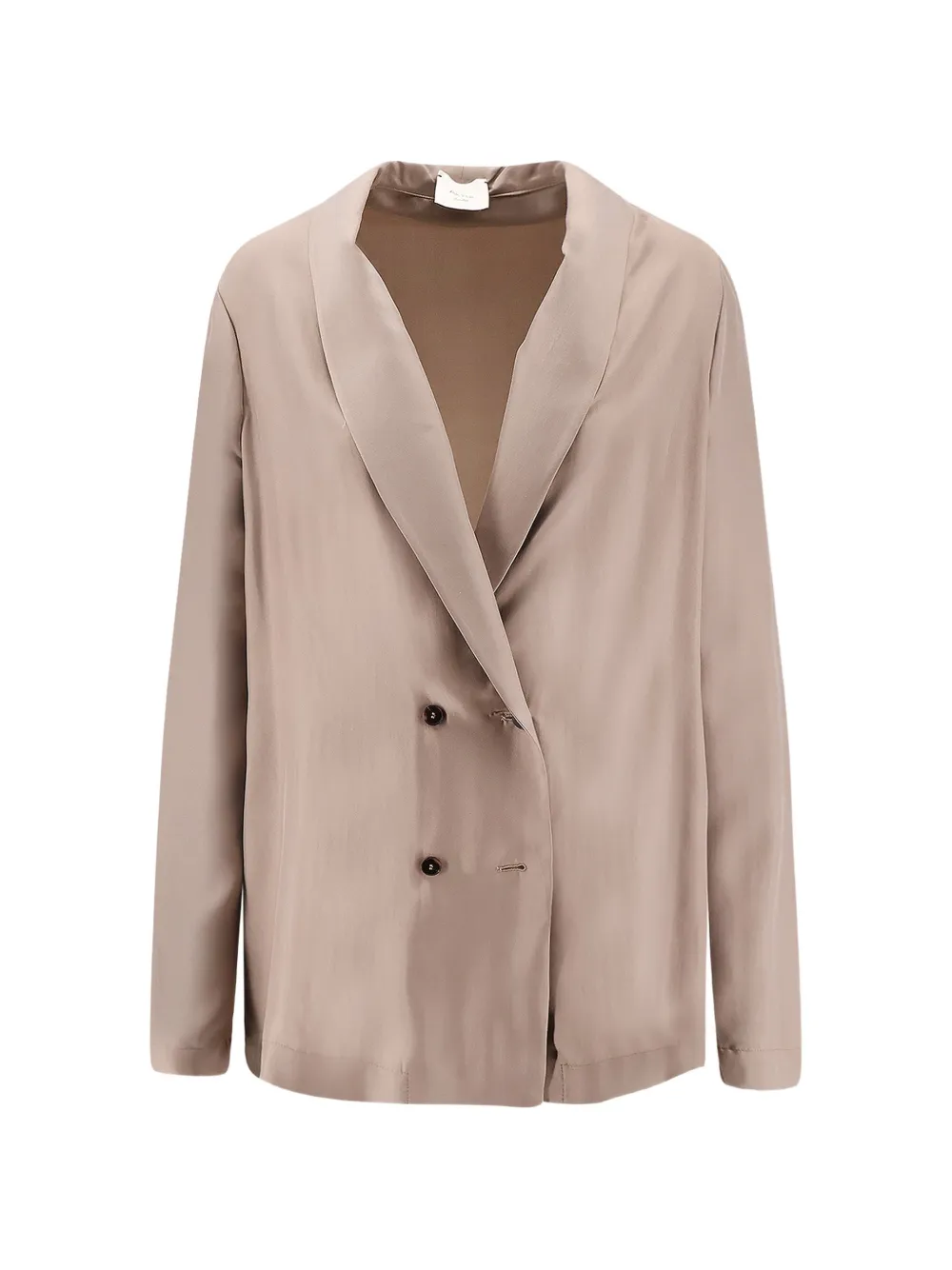 Alysi double-breasted shawl-lapel blazer - Toni neutri