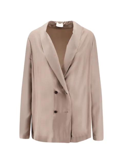 Alysi double-breasted shawl-lapel blazer