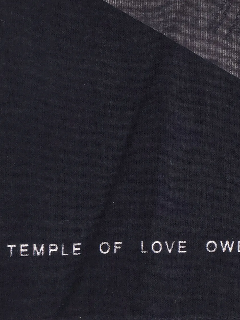 Rick Owens DRKSHDW Sjaal met print Zwart