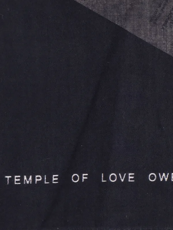 Rick Owens DRKSHDW Printed Scarf | Black | FARFETCH