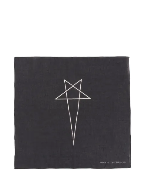 Rick Owens DRKSHDW printed scarf