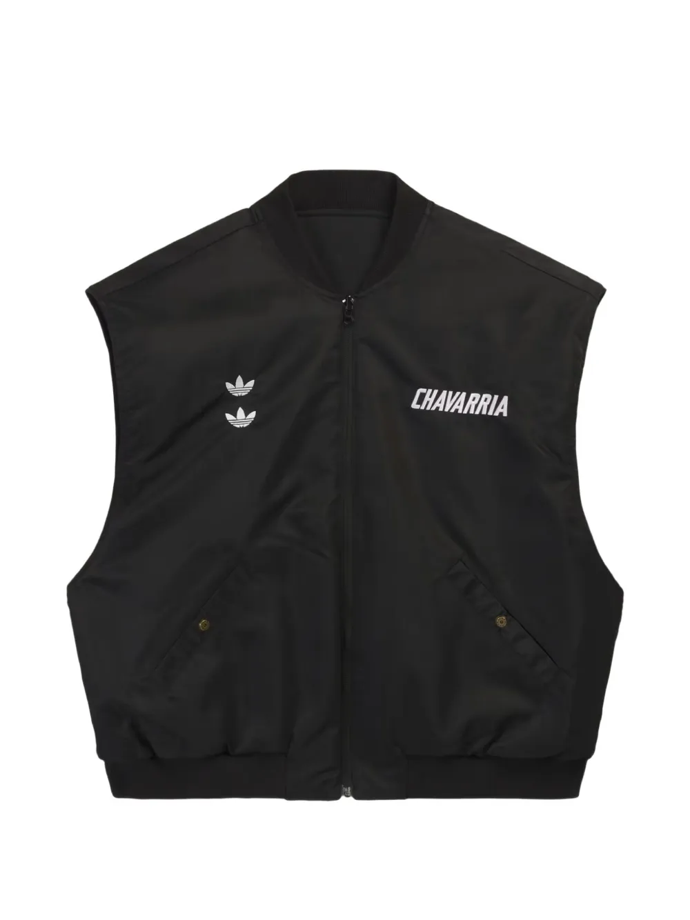adidas x Willy Chavarria logo-embroidered vest - Nero