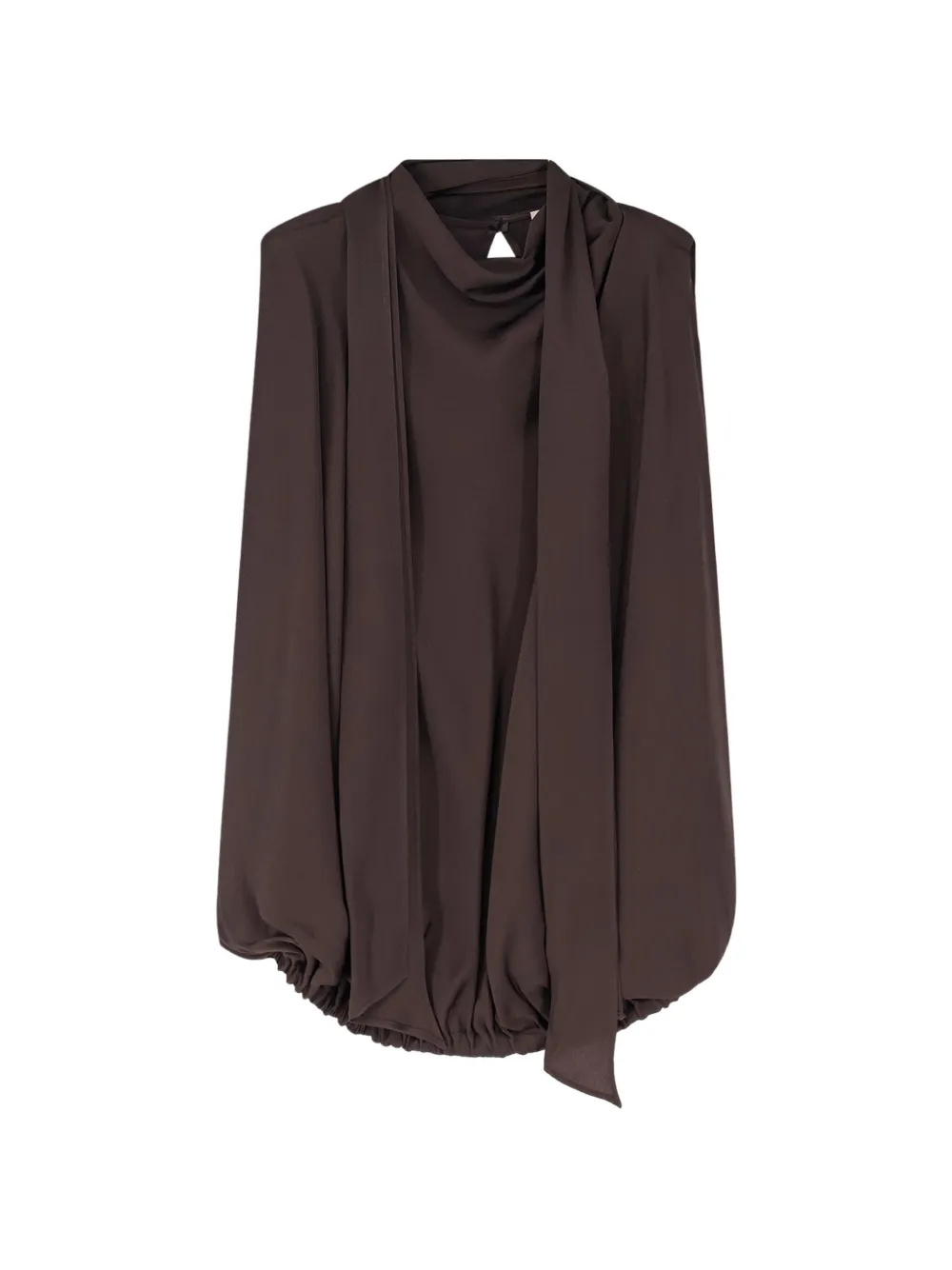 Semicouture Eugenia top - Marrone