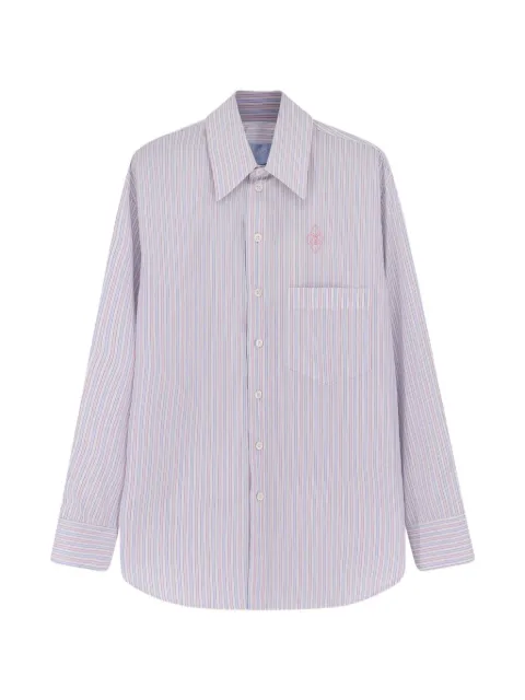 Seafarer camisa con rayas estampadas y logo bordado