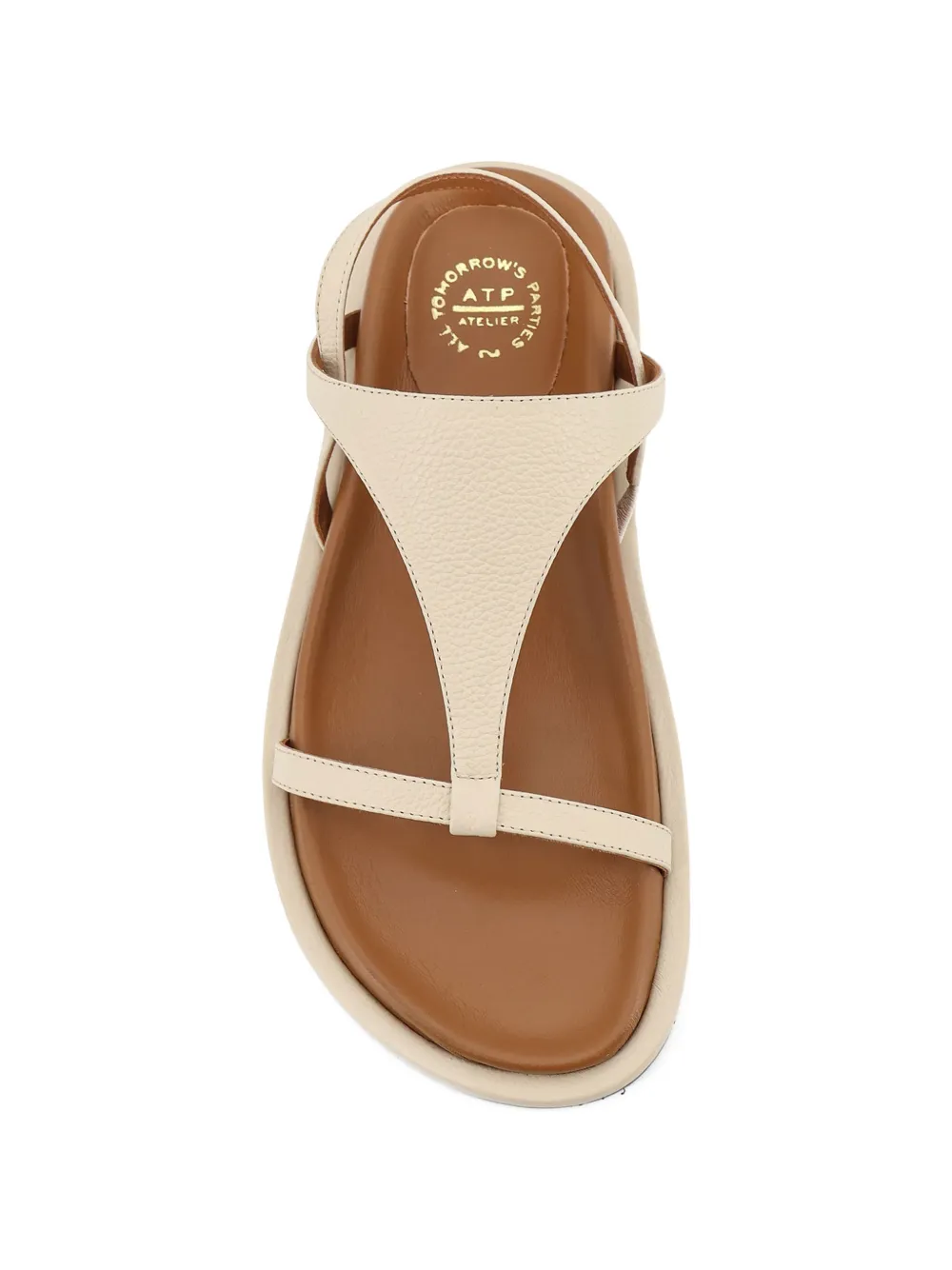 ATP Atelier Ultimo T-strap sandals Beige