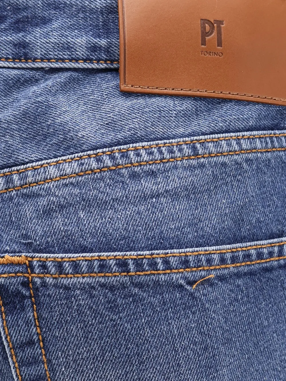 PT Torino Reggae broek met toelopende pijpen en vijf zakken Beige
