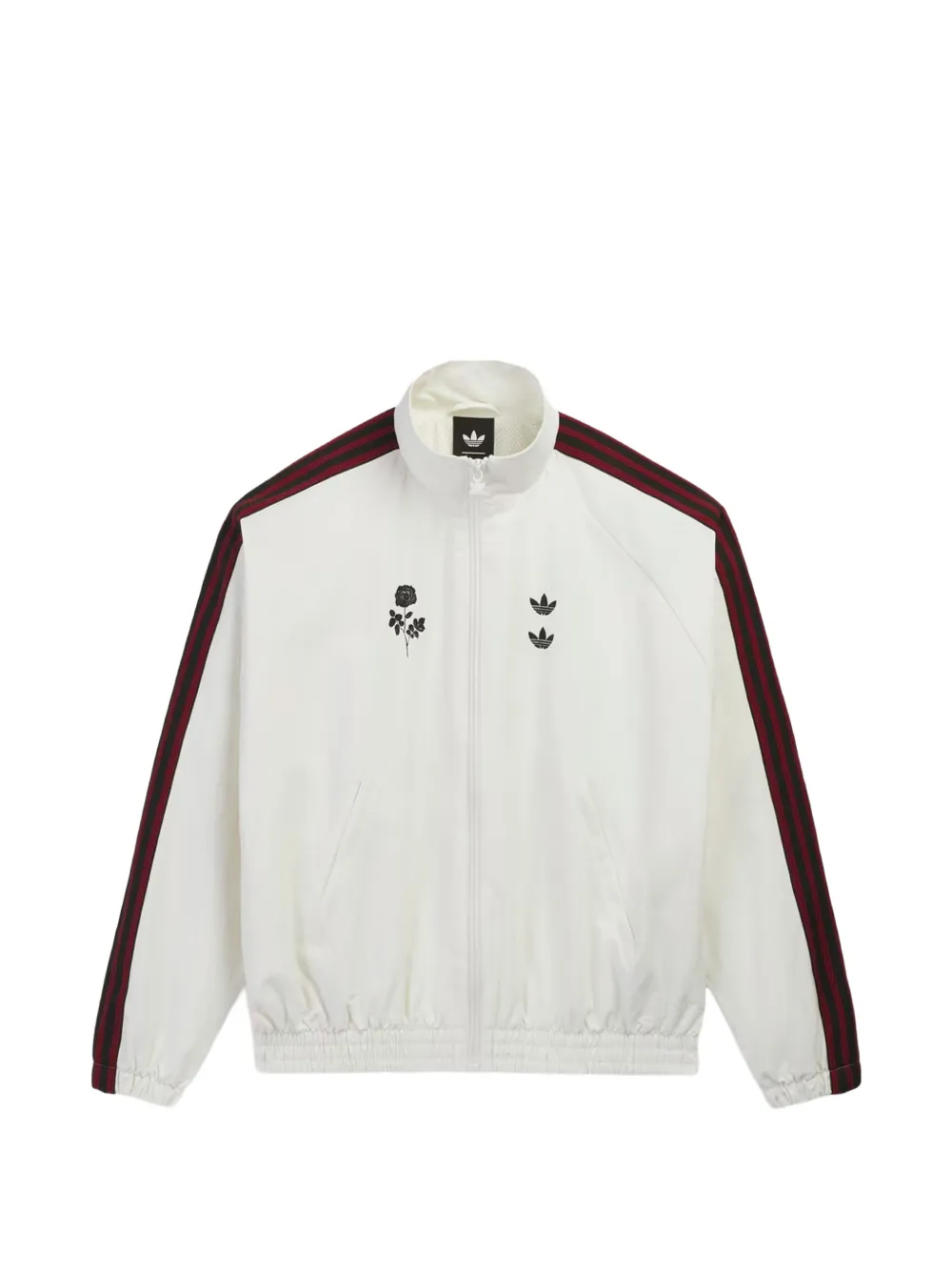 Willy Chavarria x Adidas logo-print track jacket - Bianco
