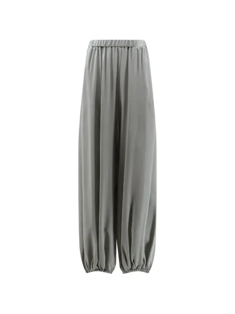 Alysi Baloon silk palazzo trousers