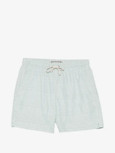 Canali patterned swim shorts