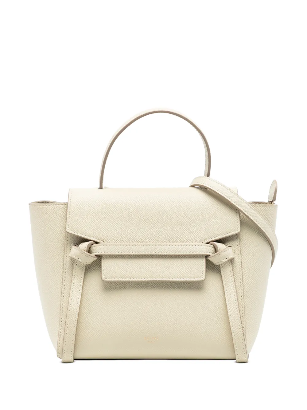 Celine Pre-Owned 2018 Nano Grained Calfskin Belt Bag satchel - Marrone