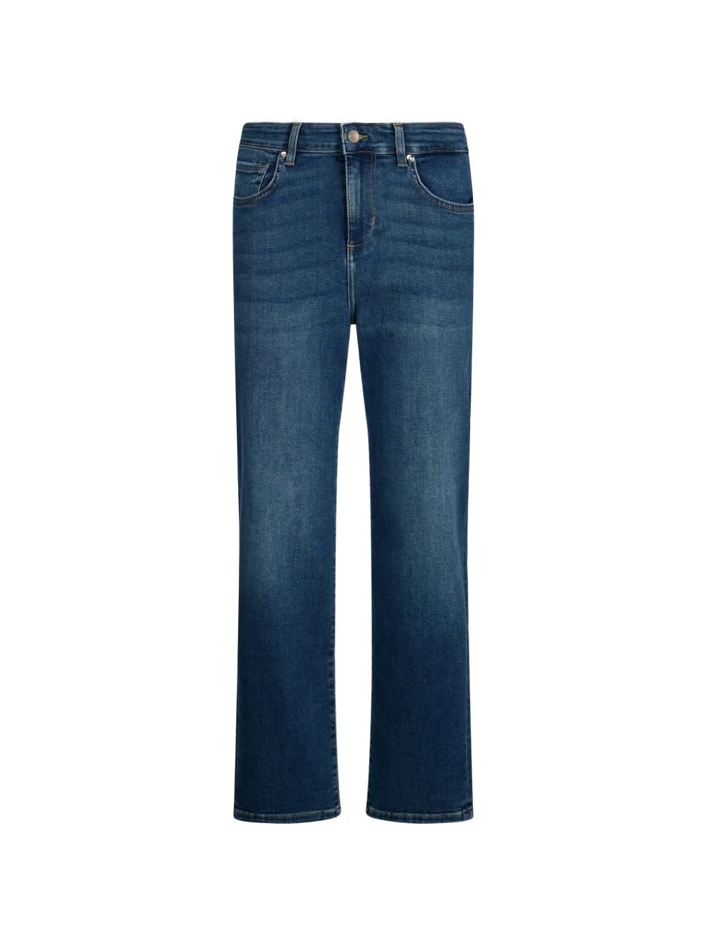 LIU JO logo straight-leg jeans - Blau
