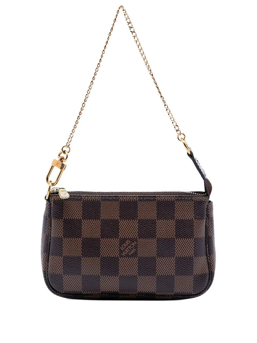 Louis Vuitton Pre-Owned 2020 Damier Ebene Mini Pochette Accessoires handbag - Marrone