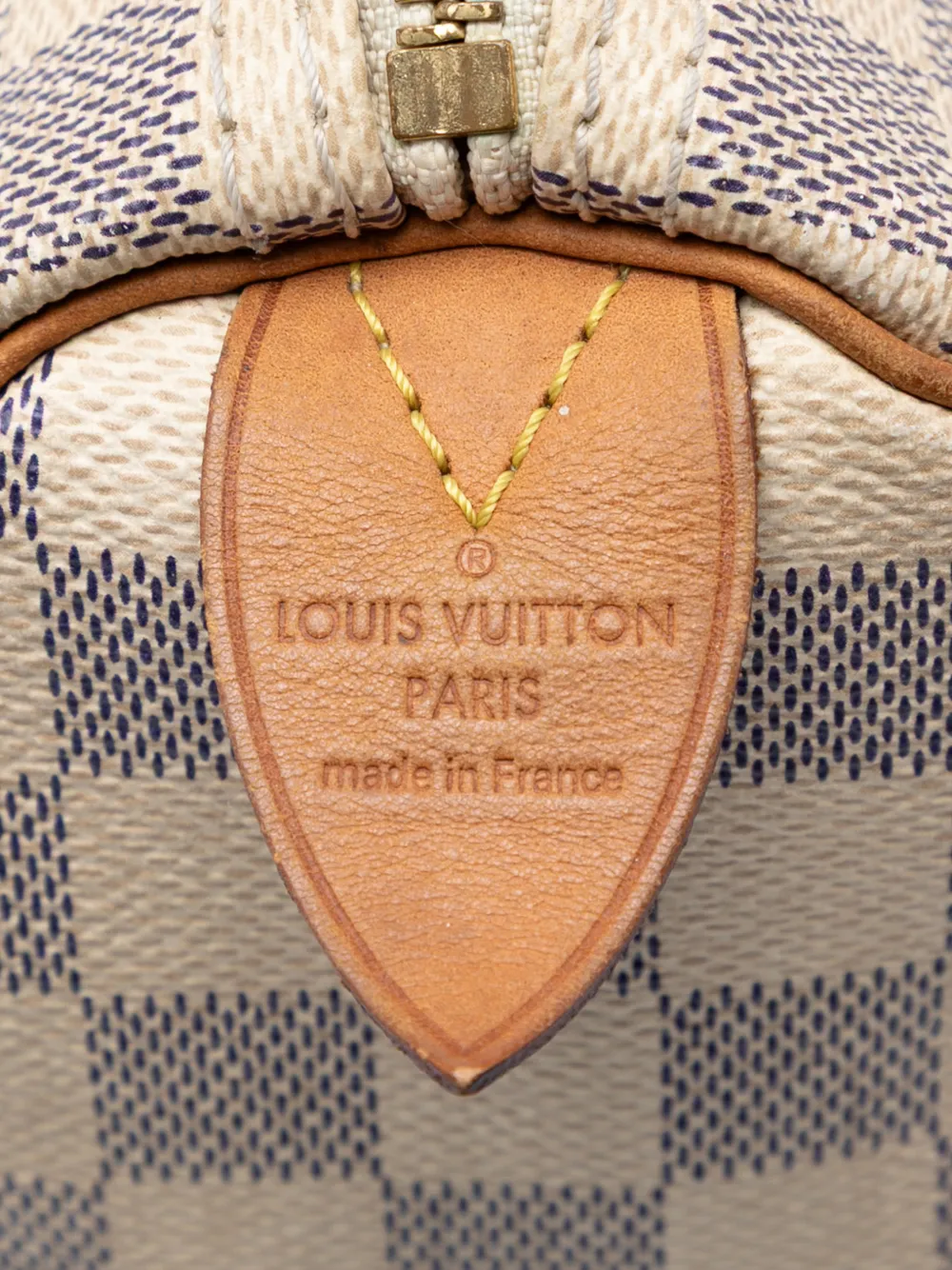 2011 Damier Azur Speedy 35 Boston Bag