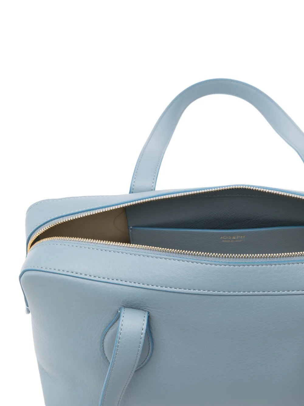 JOSEPH Leren schoudertas met handvat Blauw