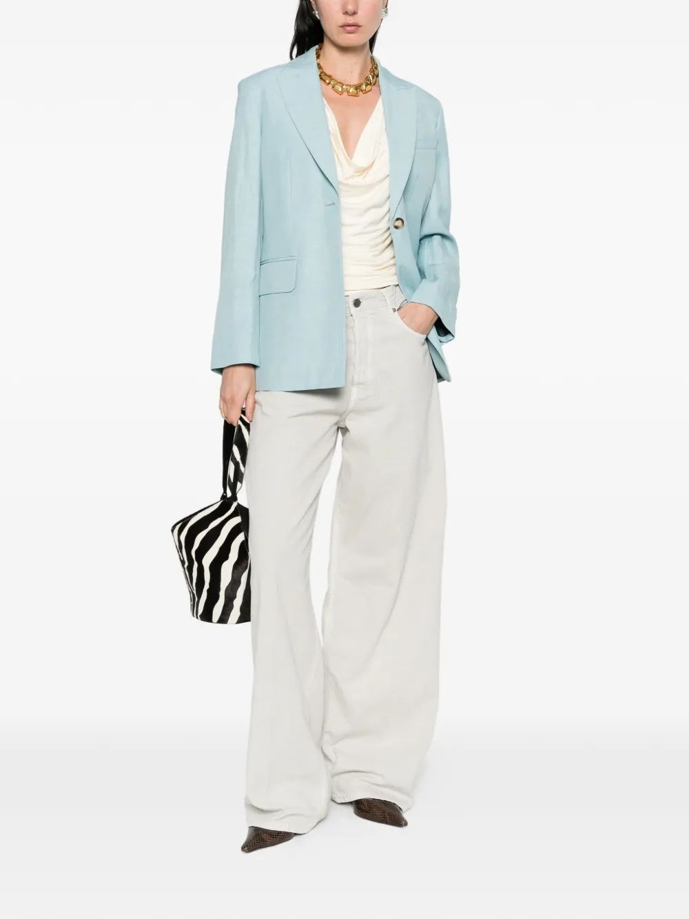  Joseph Blazer Liviano De Lino - Azul 