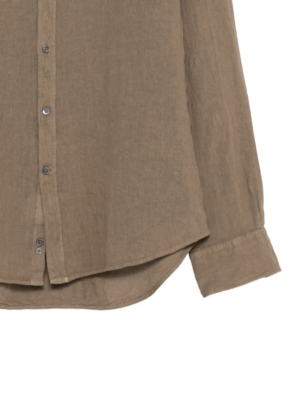  Canali Buttoned Shirt - Brown 
