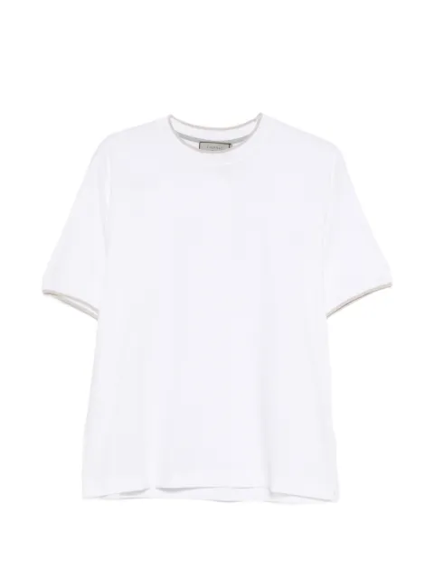 Canali Camiseta com detalhe de acabamento