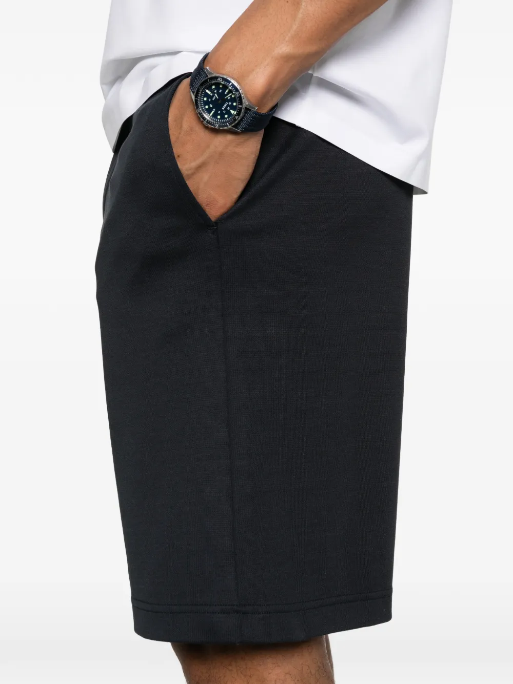 Herno Shorts met knopen Blauw
