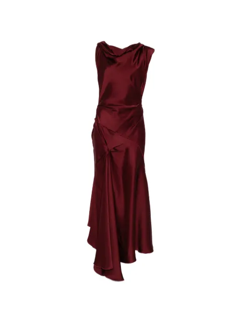 Victoria Beckham draped midi dress