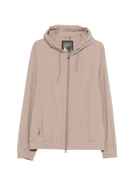 Herno hooded zip-up jacket