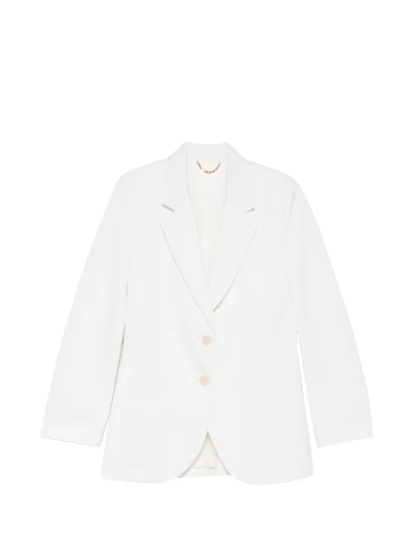 Victoria Beckham Katherine Patch Pocket Jacket in White