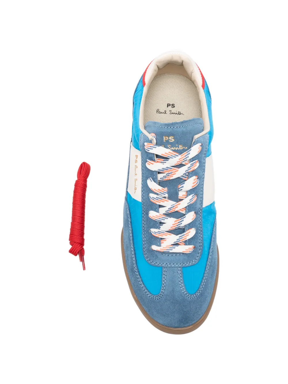 PS Paul Smith Dover sneakers met suède vlak Blauw
