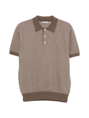 Corneliani ストライプ ニットポロシャツ | グレー | FARFETCH JP