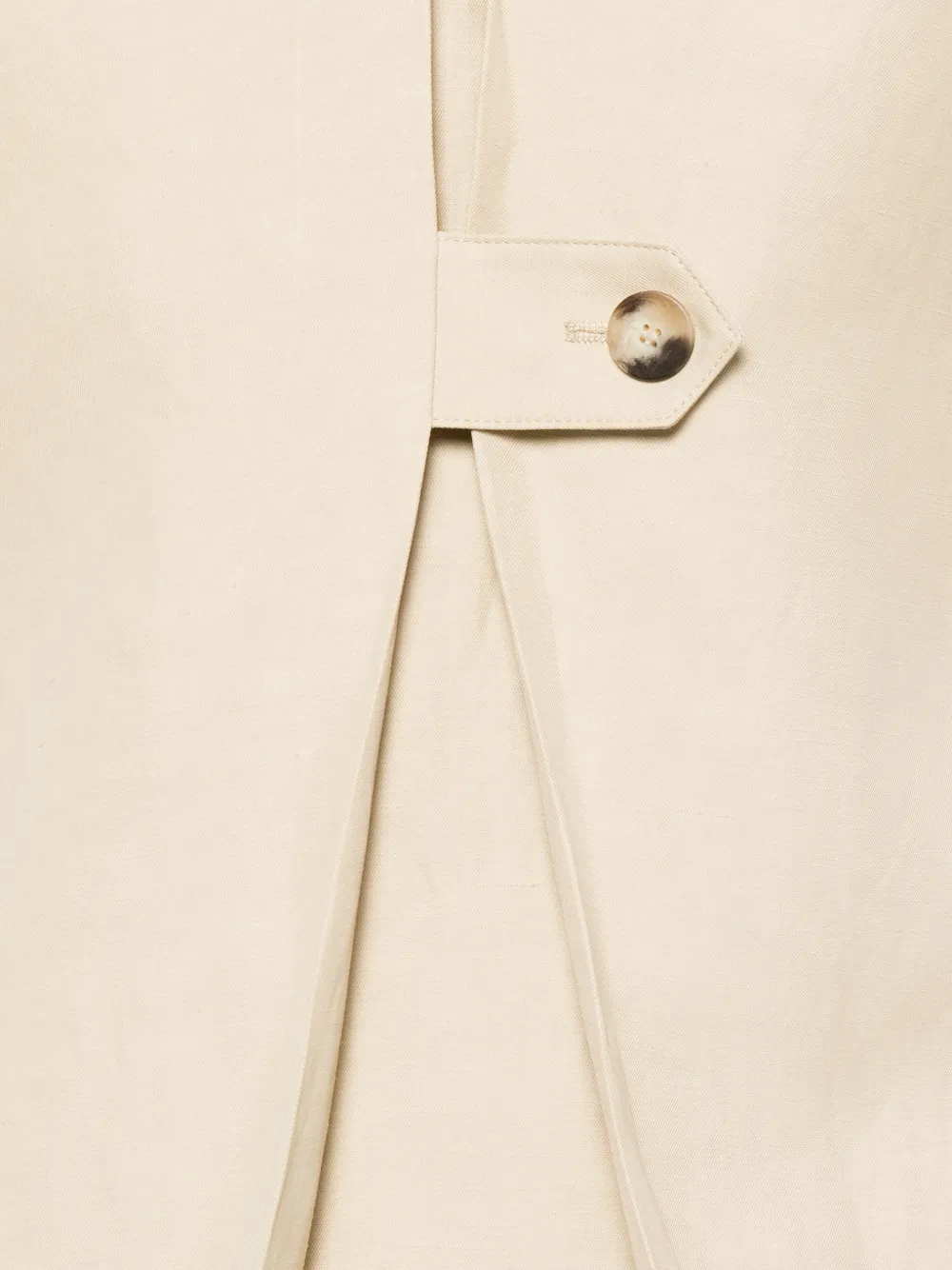 JOSEPH Blazer met enkele rij knopen Beige