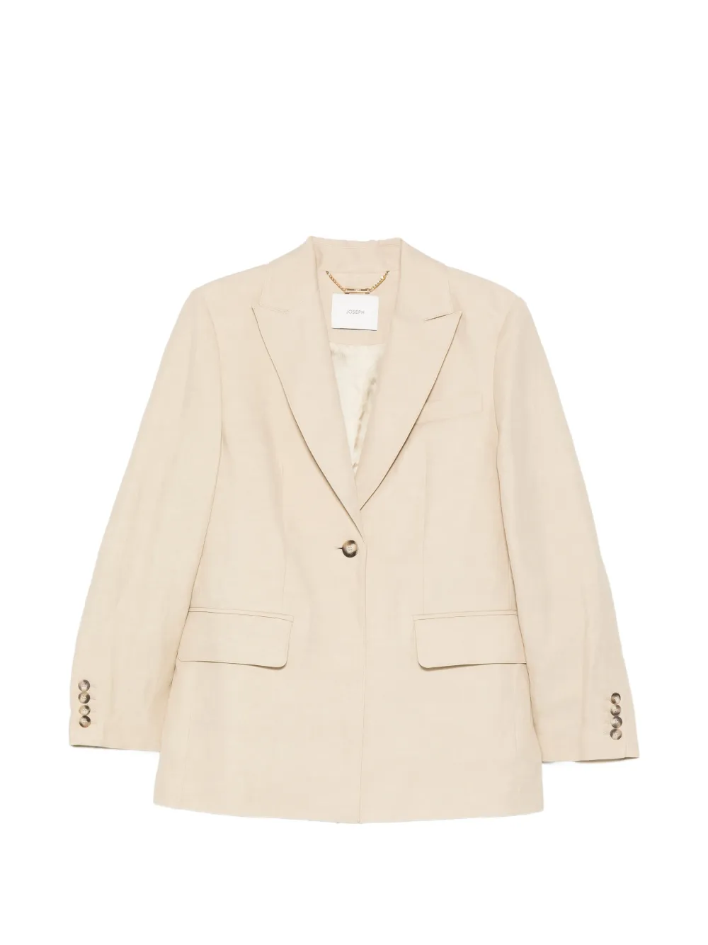 JOSEPH Rochd button single-breasted blazer - Toni neutri