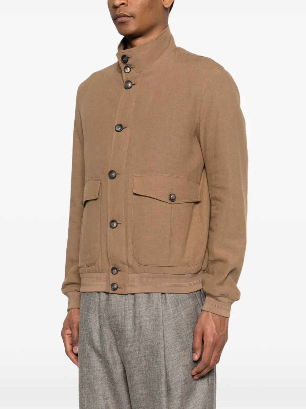 Herno Bomberjack met klepzakken Beige